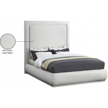 Modern Fabric Queen Bed 