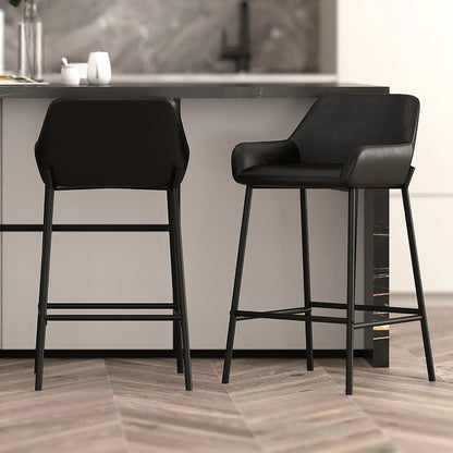 Baily 26" Faux Leather Counter Stools Set of 2