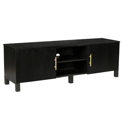 Camden Modern Wood TV Stand – Storage for TVs up to 70