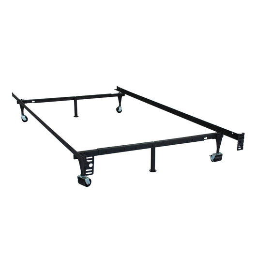 Black metal bed frame 