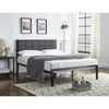 Black Metal Queen Platform Bed