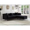 Black sectional sofa