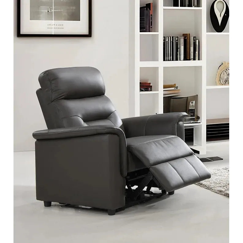 Black recliner chair for modern living room 