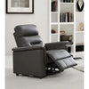 Black recliner chair for modern living room 