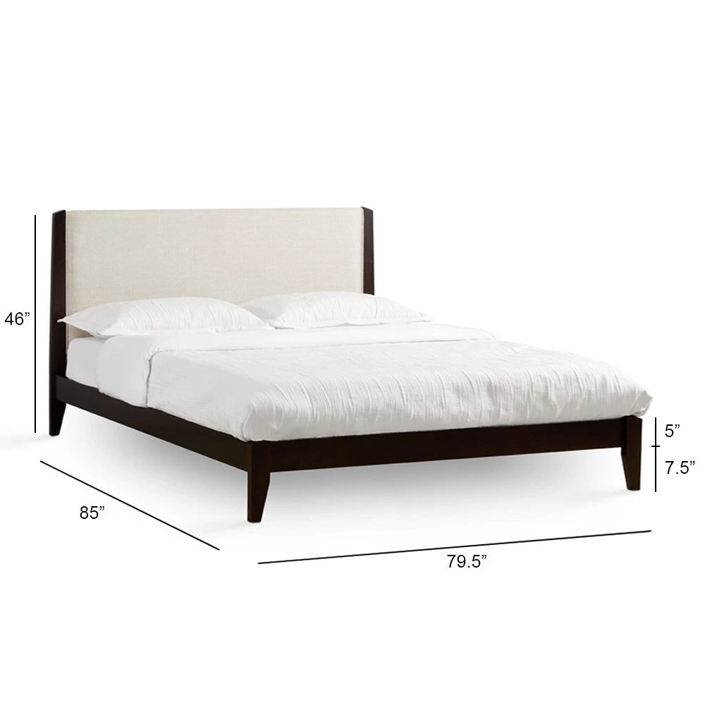 Blanca Solid Wood King Bed for Stylish Bedrooms