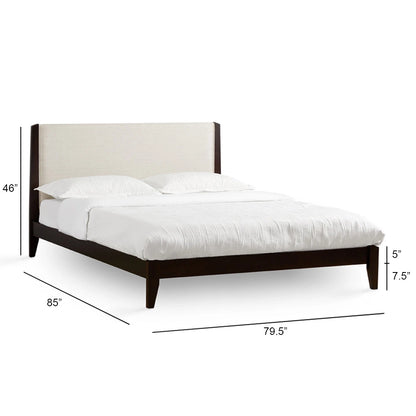 Blanca Solid Wood King Bed for Stylish Bedrooms