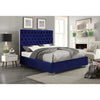 Queen Bed with Tufted Headboard
