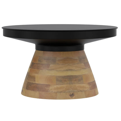 Boden 2pc Coffee Table Set in Black & Walnut