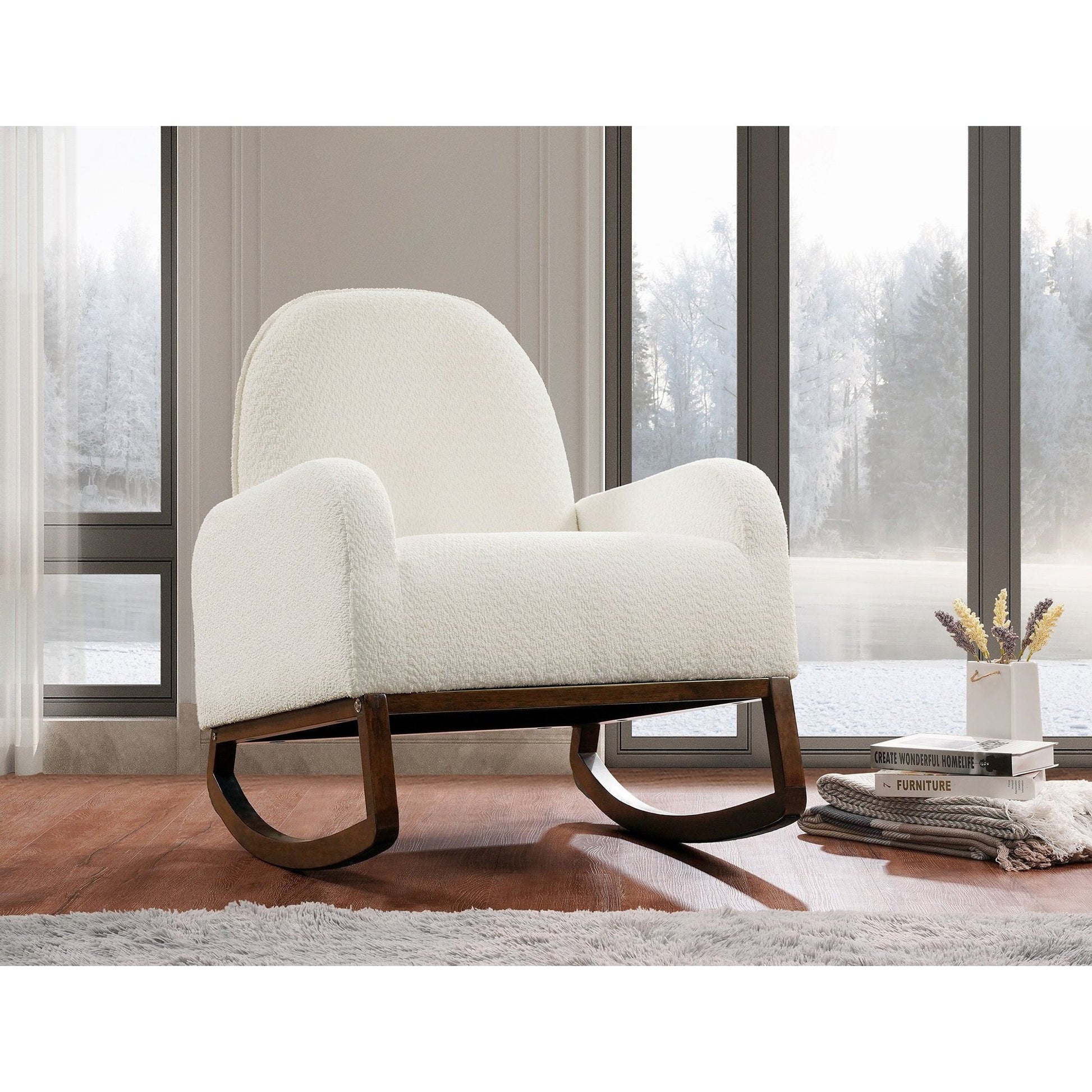 Boucle Rocking Chair
