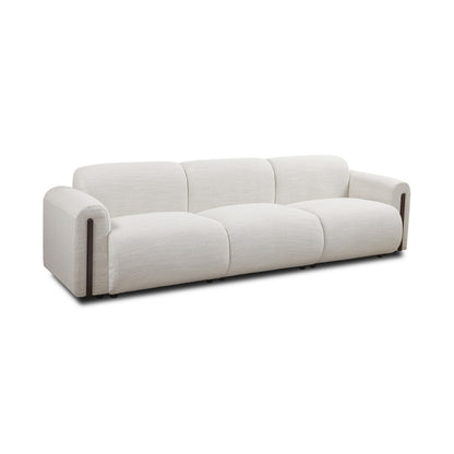 Brenton 4 Seat Sofa – Linen Upholstery With Customizable Fabric