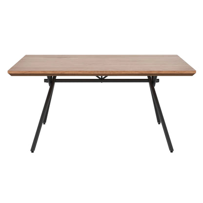 Bronx 63 Rectangular Modern Wood Dining Table –  Natural Finish