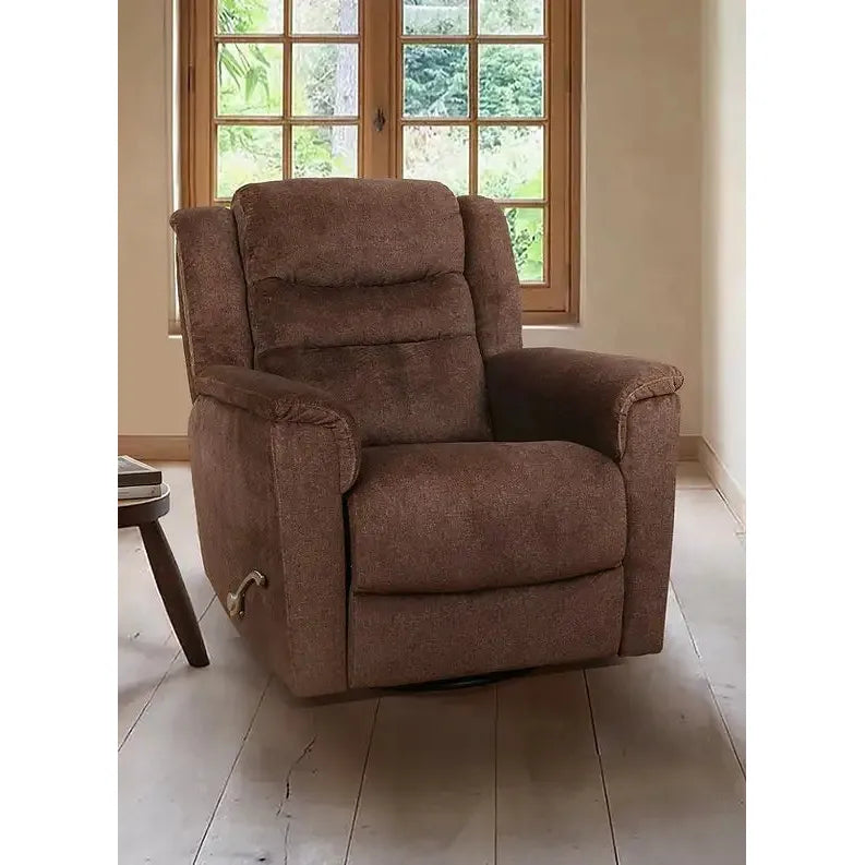 Brown recliner chair for living room