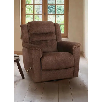 Brown recliner chair for living room