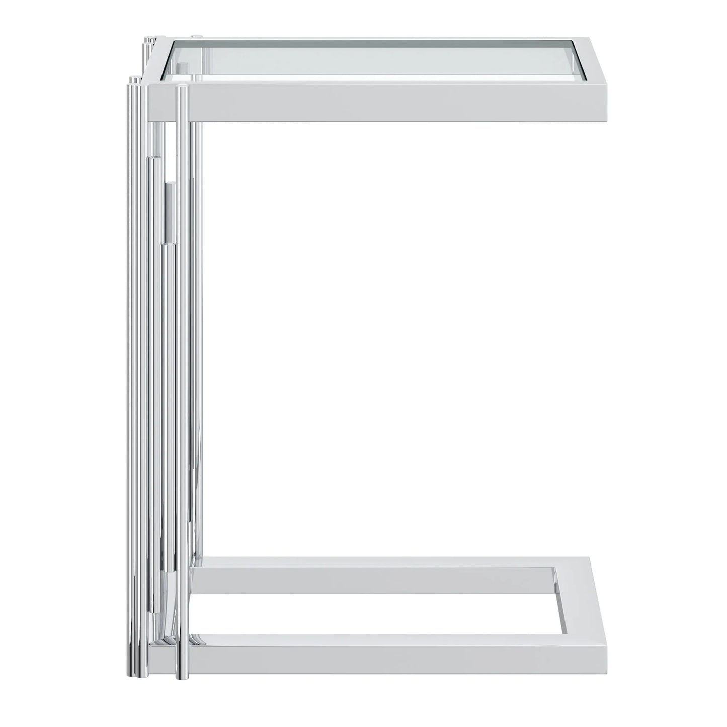 Estrel C-Shaped Side Table for Sofa or Living Room