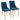 Carmilla Velvet Dining Chairs – with Gold Metal Legs - Set of 2