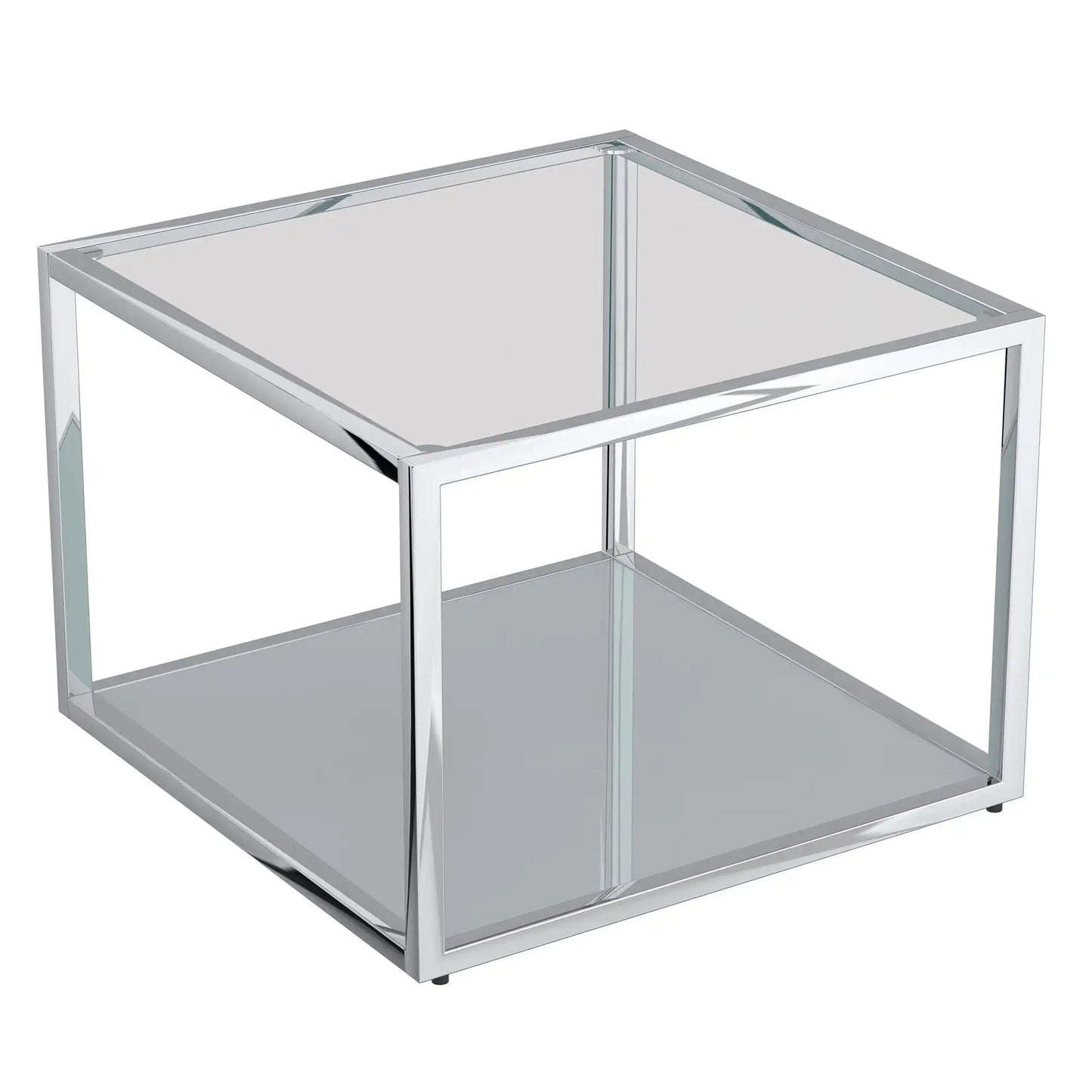 Casini 3pc Small Glass Coffee Table Set