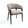 Chanler Upholstered Dining Chair – Modern Wood Frame & Linen Seat