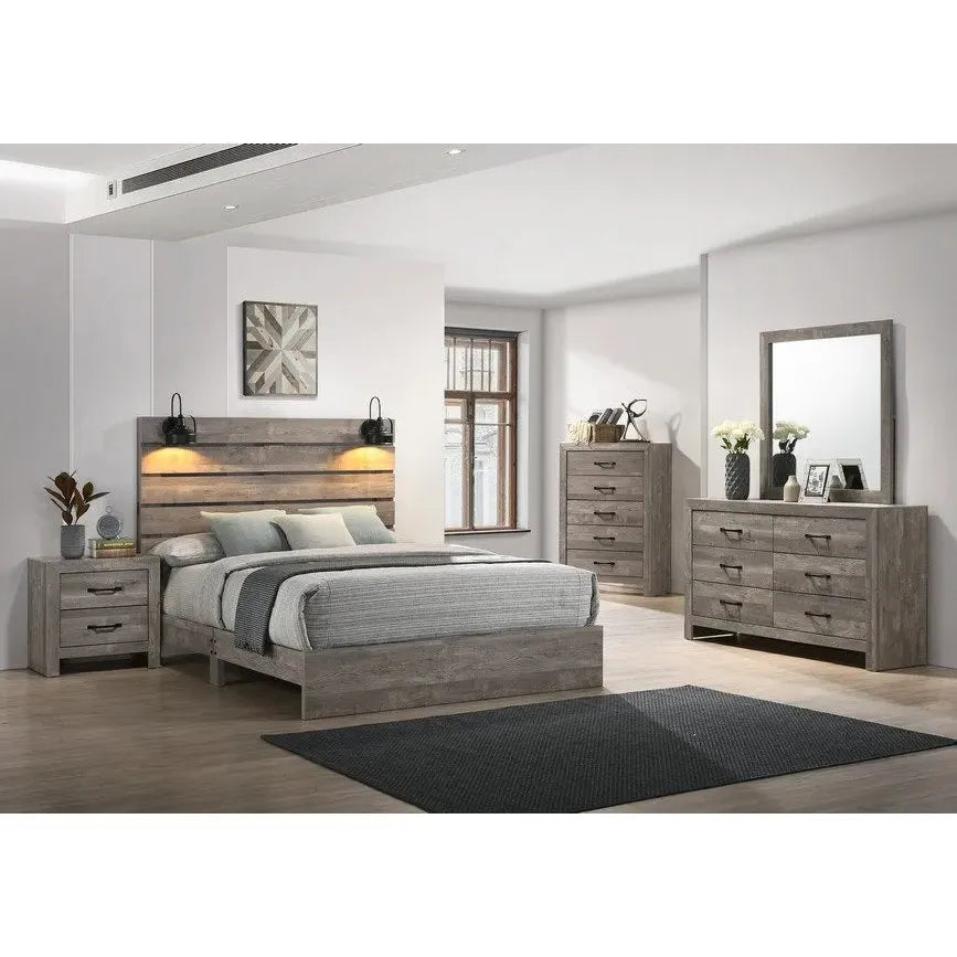 Charlotte Grey 5 Piece Bedroom Set