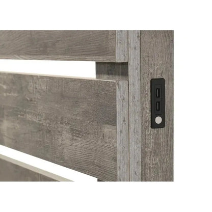 Charlotte bed with a USB port.