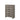 Gray wooden chest with five drawers 