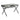 Industrial Computer Desk –  Compact Office Desk with 2 Drawers