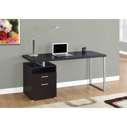 60" Computer Desk Storage Drawers for Home Office - Reversible Design