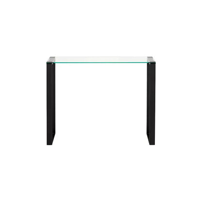 David Black Console Table Canada – Tempered Glass Top & Metal Frame