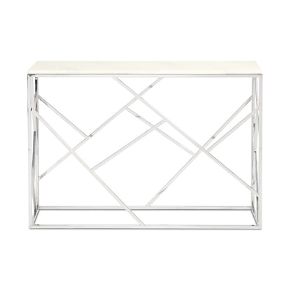 Carole Console Table with Marble Top – Luxury Faux Stone Surface
