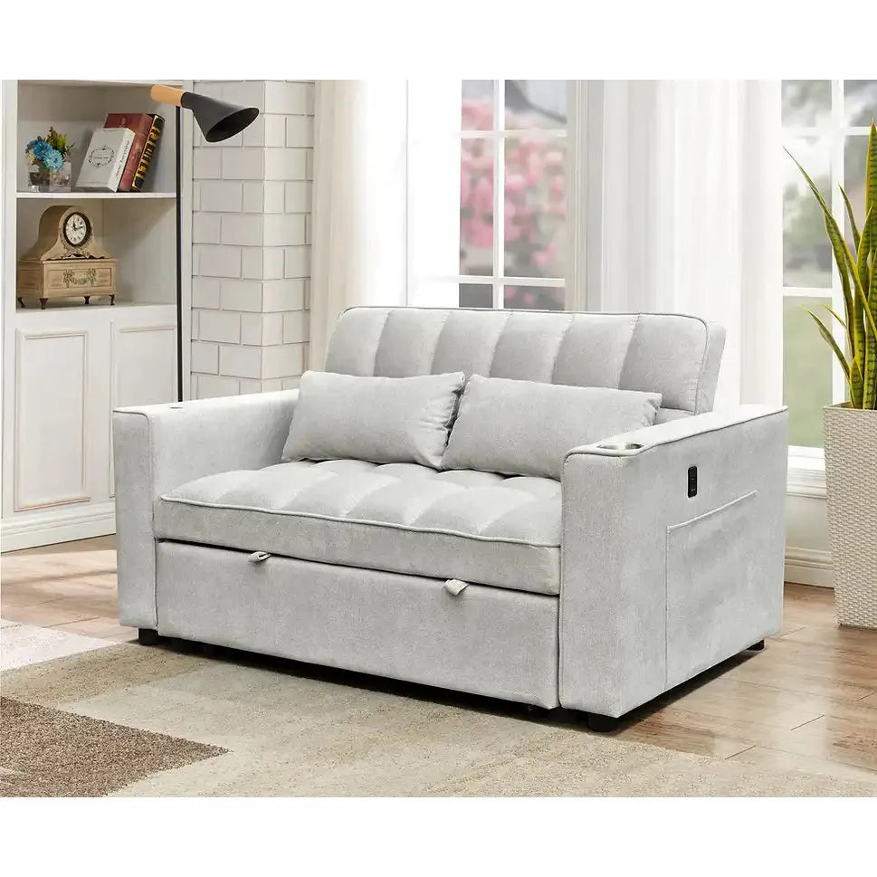 Gray sofa bed in For sale in Québec 