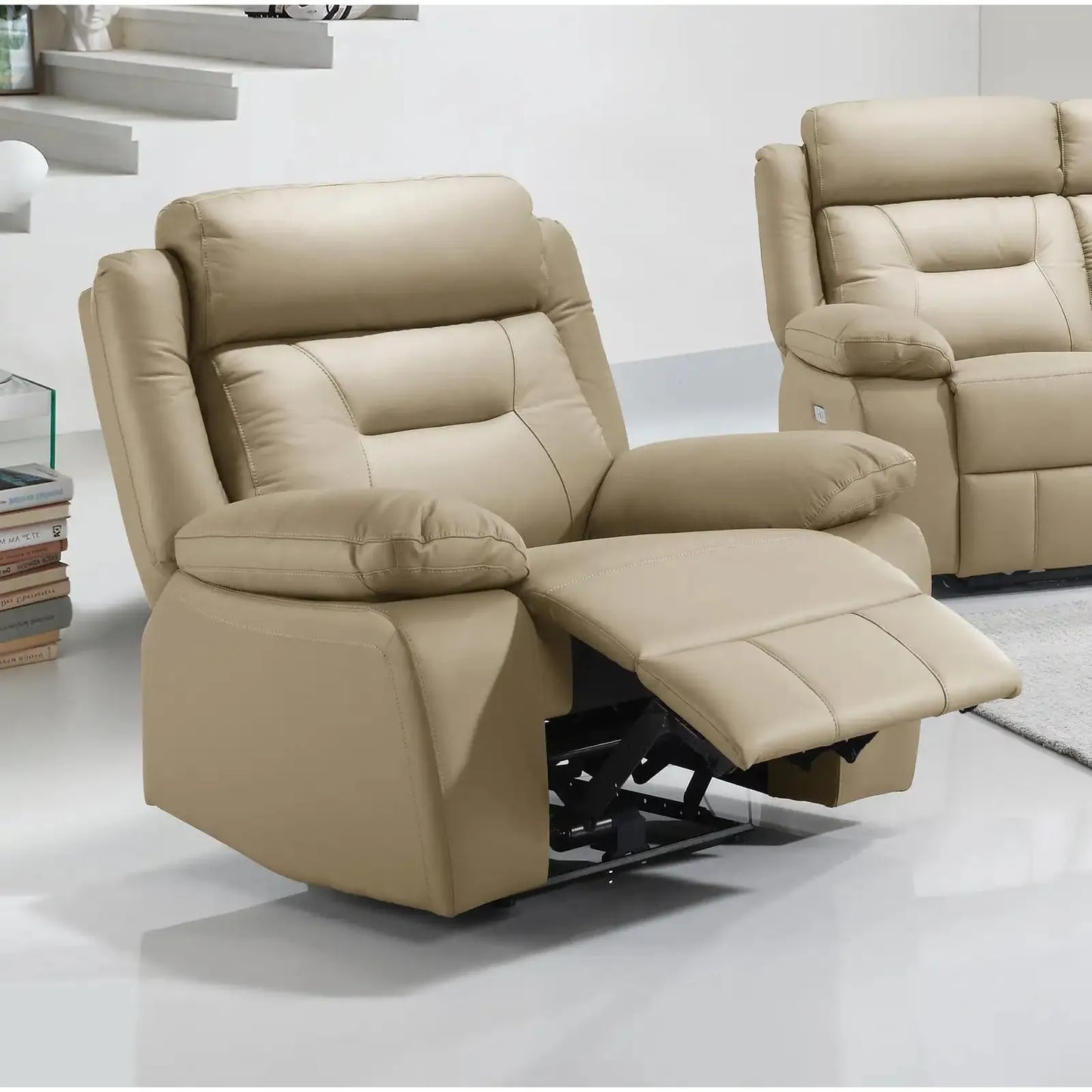 Cream recliner chair for living  room 