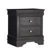 Black Crocodile Veneer Nightstand
