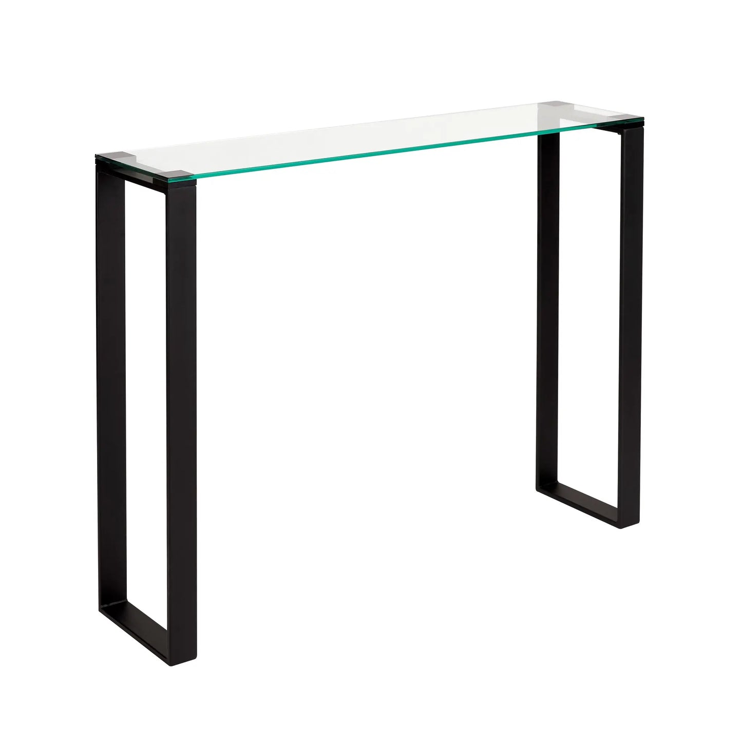 David Black Console Table Canada – Tempered Glass Top & Metal Frame