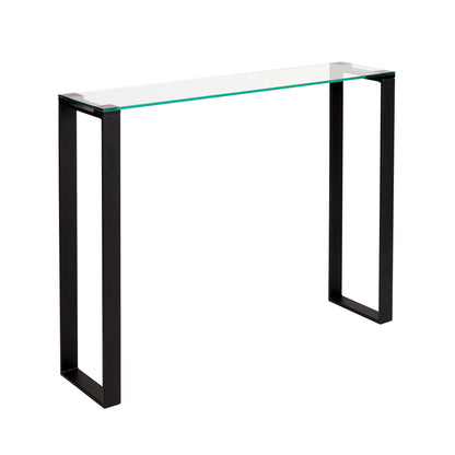 David Black Console Table Canada – Tempered Glass Top & Metal Frame