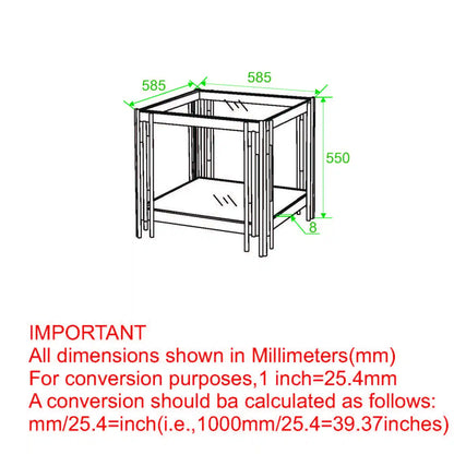 Estrel Gold Accent Table with Glass & Mirror Shelves