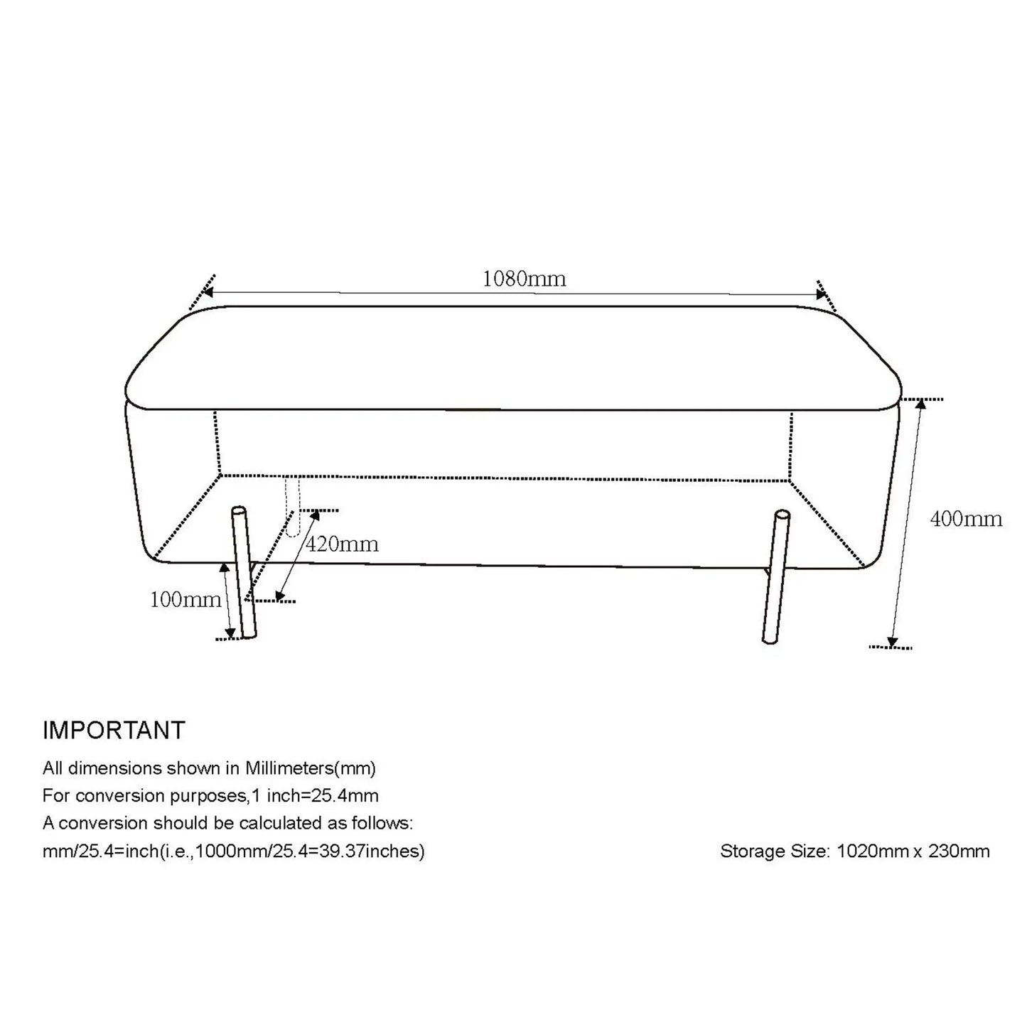 Modern Storage Ottoman Bench – Sleek Design & Hidden Storage