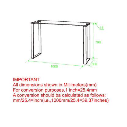 Zevon Glass Console Table – Hallway Table for Small Spaces