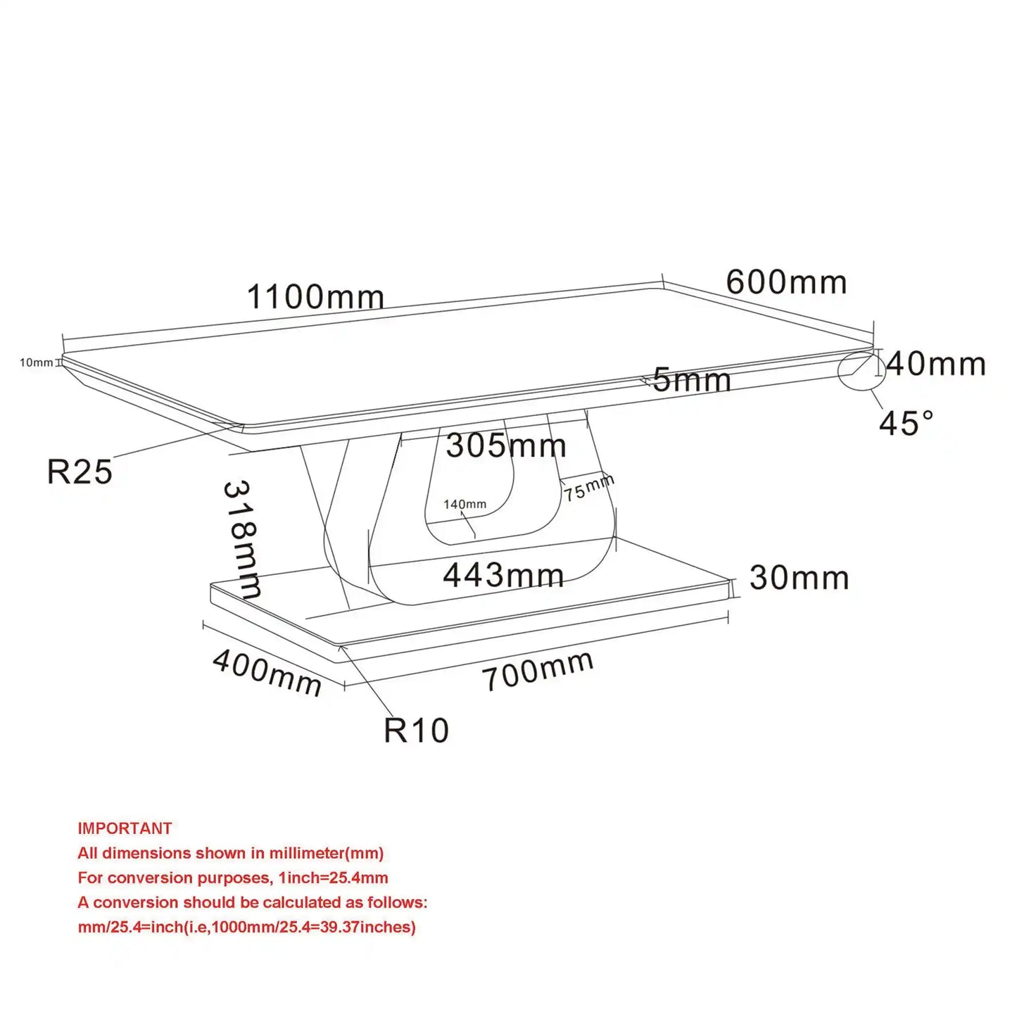Corvus Grey Glass Coffee Table – Modern Warm Grey Rectangular Design