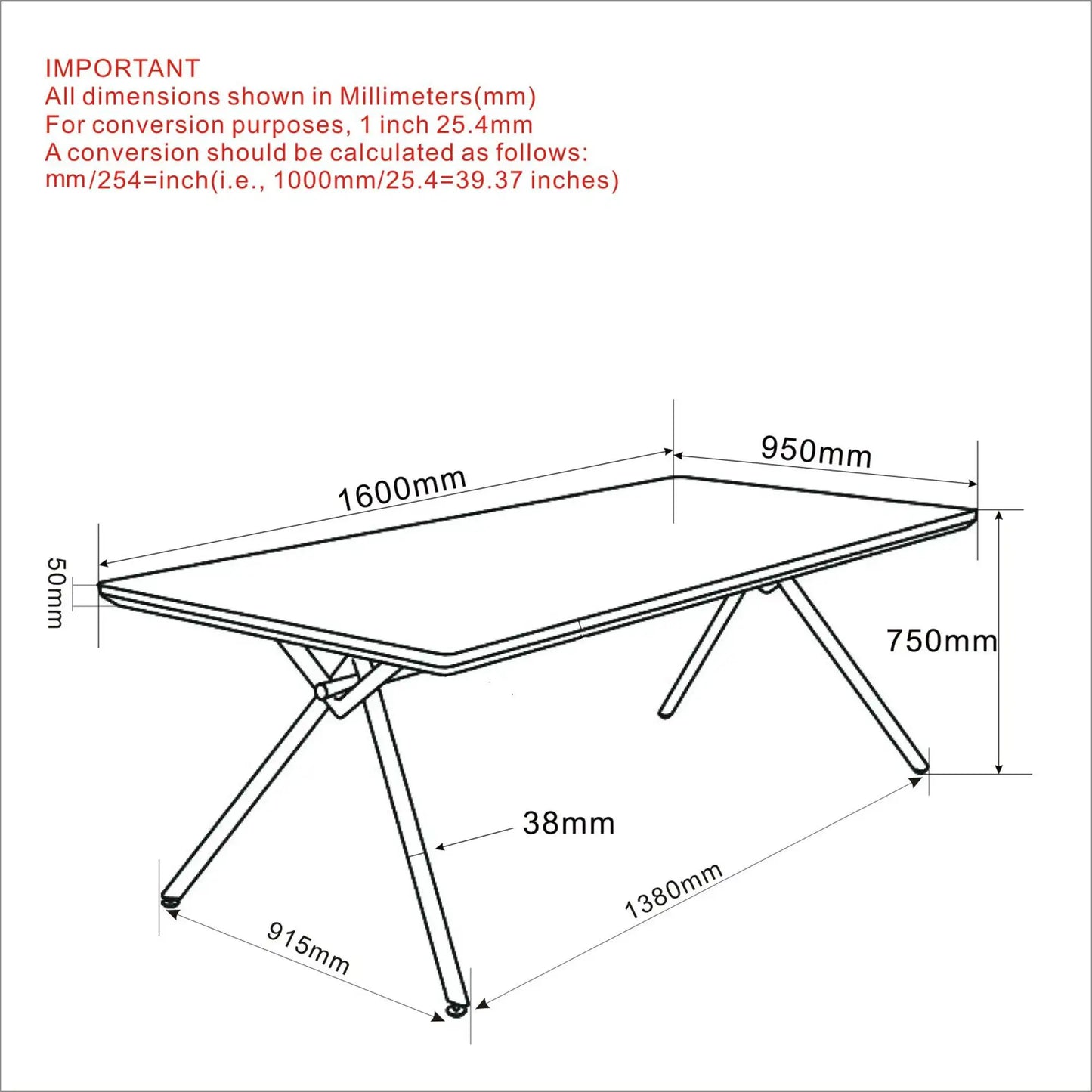 Bronx 63 Rectangular Modern Wood Dining Table –  Natural Finish
