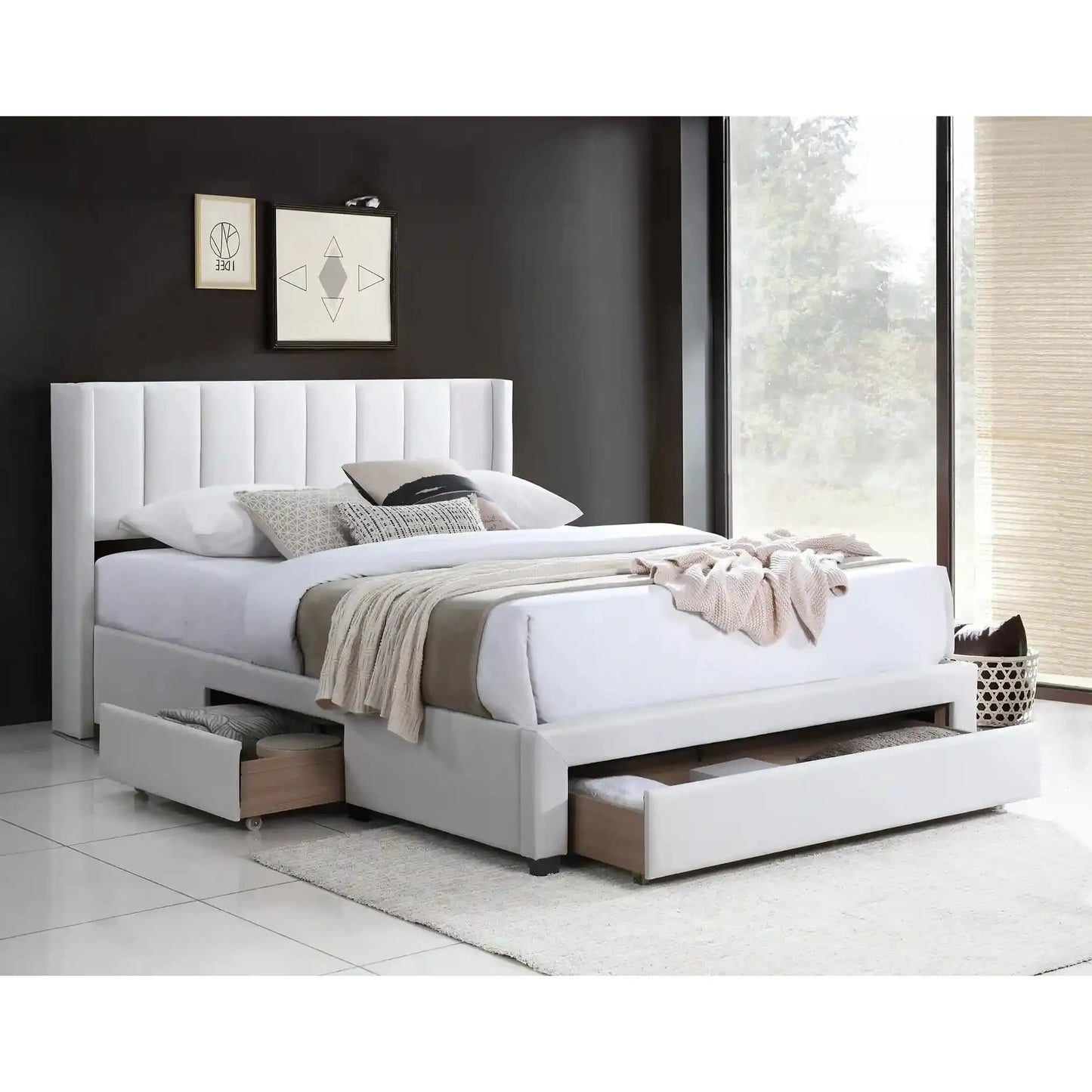 Double Bed with Storage 
