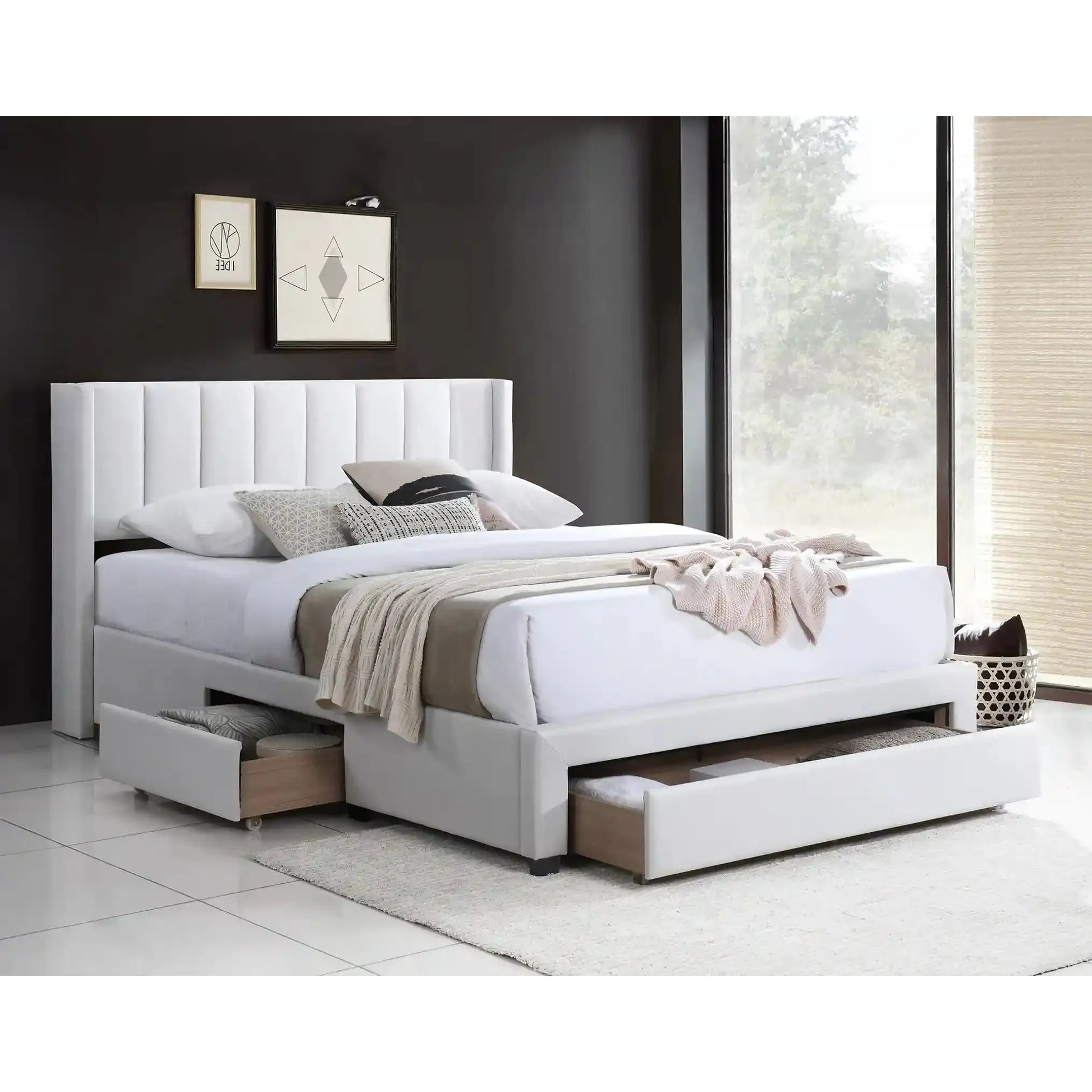 Double Bed with Storage 