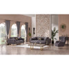 DREAMS Sofa Set with Stainless Steel Legs and Convertible Bed