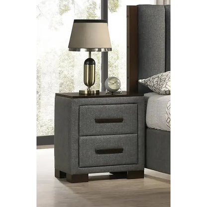 Grey nightstand 