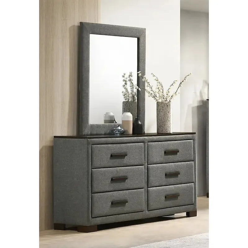 Dylan  Gray dresser with mirror 