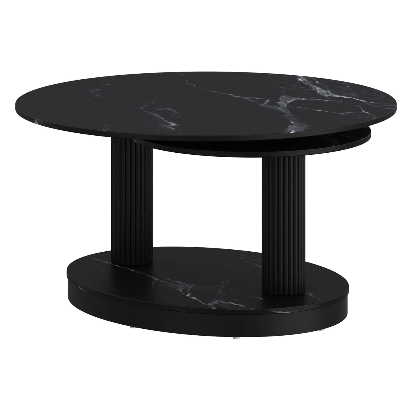 Elara Extendable Coffee Table With Modern Sintered Stone