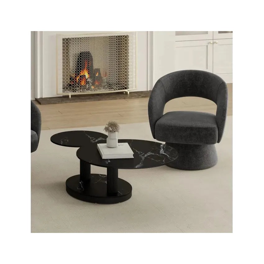 Elara Extendable Coffee Table With Modern Sintered Stone