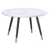 Emery Faux Marble Coffee Table – Modern Round or Rectangular Design