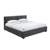 Emilio 78″ Grey King Storage Bed – No Box Spring Needed