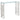 Eros Modern Glass Console Table in Silver with Stainless Steel Frame