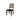 Espresso Dining Chairs – Black PU Seat – 37" High - Set of 2