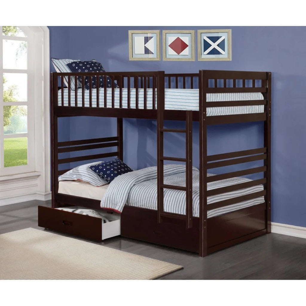Wooden bunk bed 